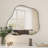 Cloud-Shaped Metal Accent Wall Mirror
