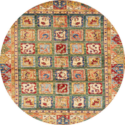 Wool Abstract Indoor Rug