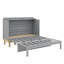 Grand lit convertible avec armoire de rangement-115735480