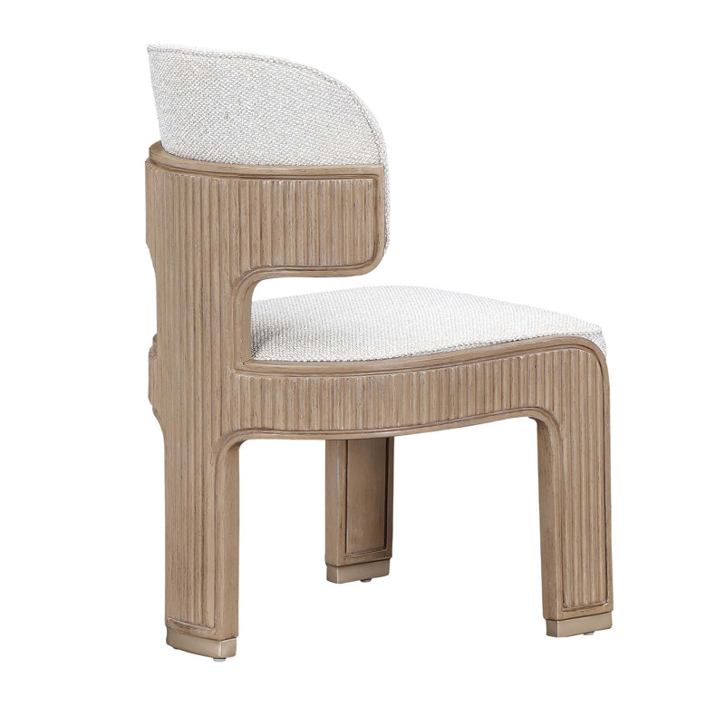 West Kensington Dining Side Chair - Sea Salt Caramel, Medium Yellow Wood