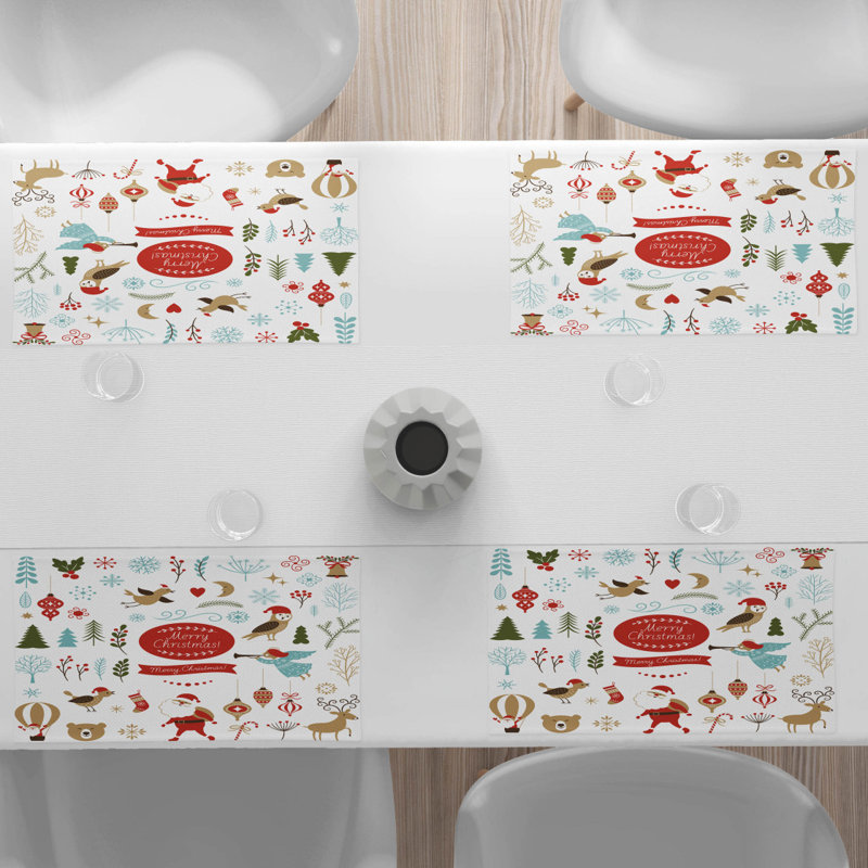 Polyester Abstract Rectangle Placemat
