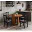 Chaises de cuisine rembourrées, ensemble de 2 chaises de salle à manger en bois-655155092-655155090