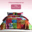 Ensemble de courtepointe en patchwork de coton 3 pièces, ensemble de literie à courtepointe florale multicolore, couvre-lit printemps et été, très grand avec 2 taies décoratives (20 po x 36 po)-127319639-127319642