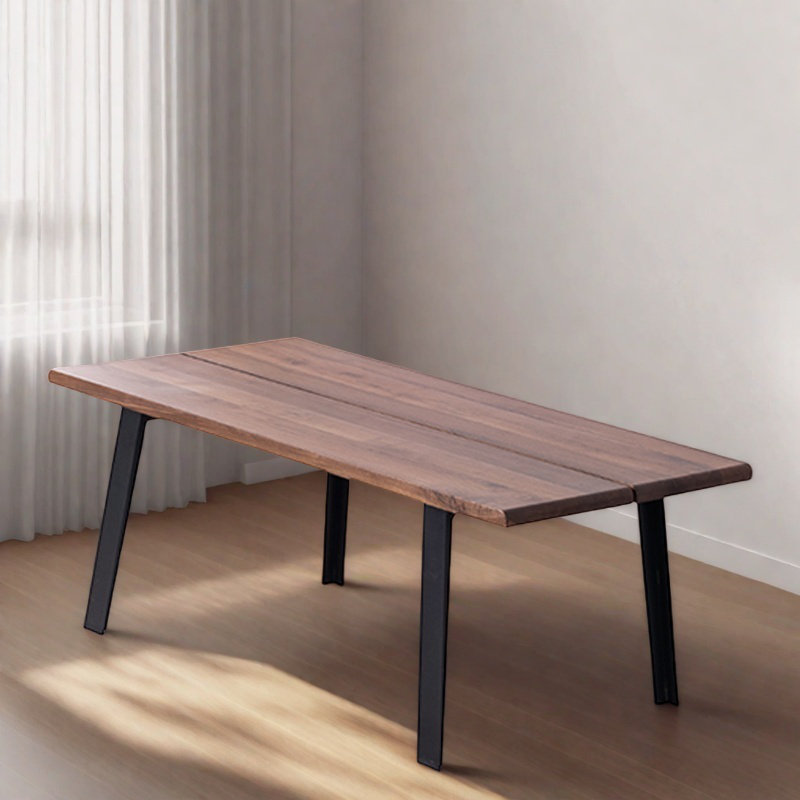 Nordic style modern all solid wood dining table, 29.5"H x 86.6"L x 37.4"W