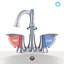 Robinet de salle de bain central avec ensemble de drain central-86126764
