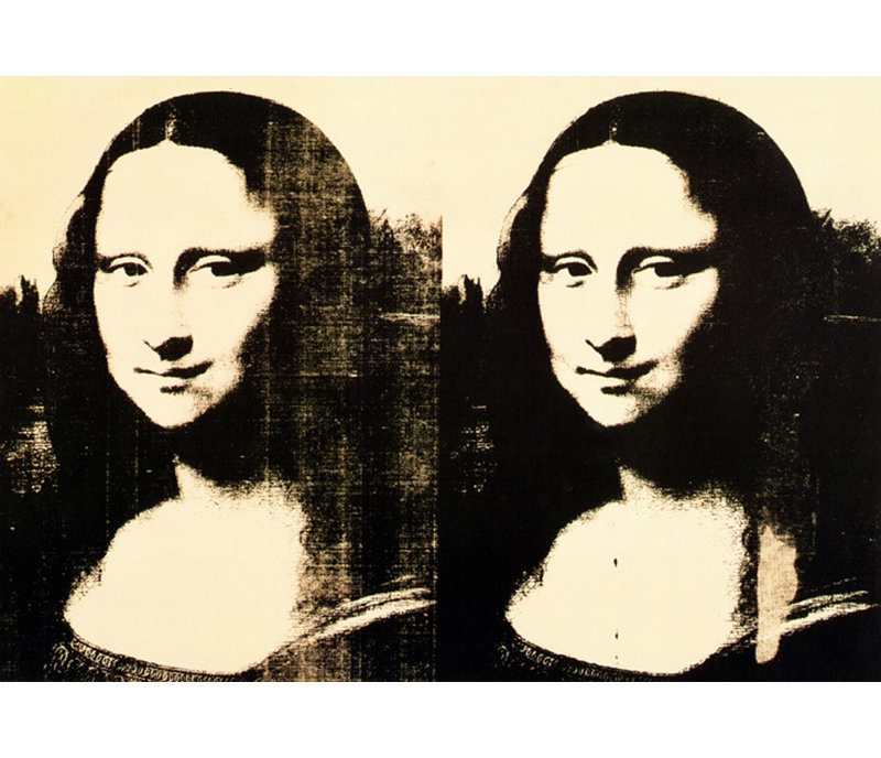 Double Mona Lisa, 1963, 17" H x 24" W