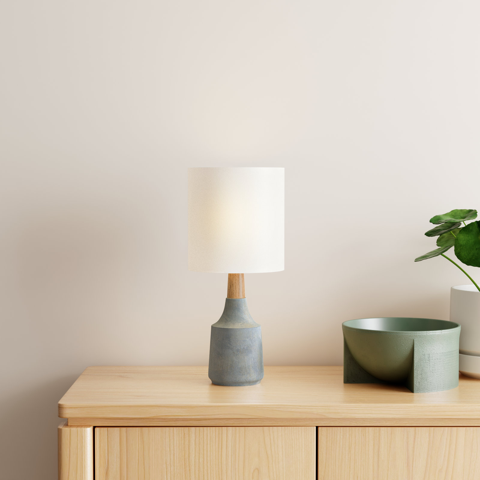 Table Lamp, Charcoal