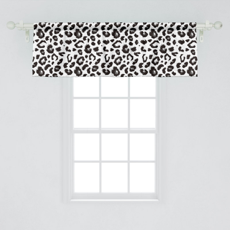 Ensemble de 2 cantonnières Ambesonne Leopard 94596, L 54 po x L 12 po
