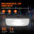 4 PCS LED Canopy Light 150W 16500LM 5000K Daylight Outdoor Canopy Lighting
