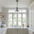 1- Light Modern Clear Glass Dome Pendant Light -560077160