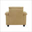 Ensemble de fauteuil d'appoint et repose-pieds avec rangement, méridienne convertible simple avec dossier inclinable, porte-gobelets et ports USB-C-1093129889