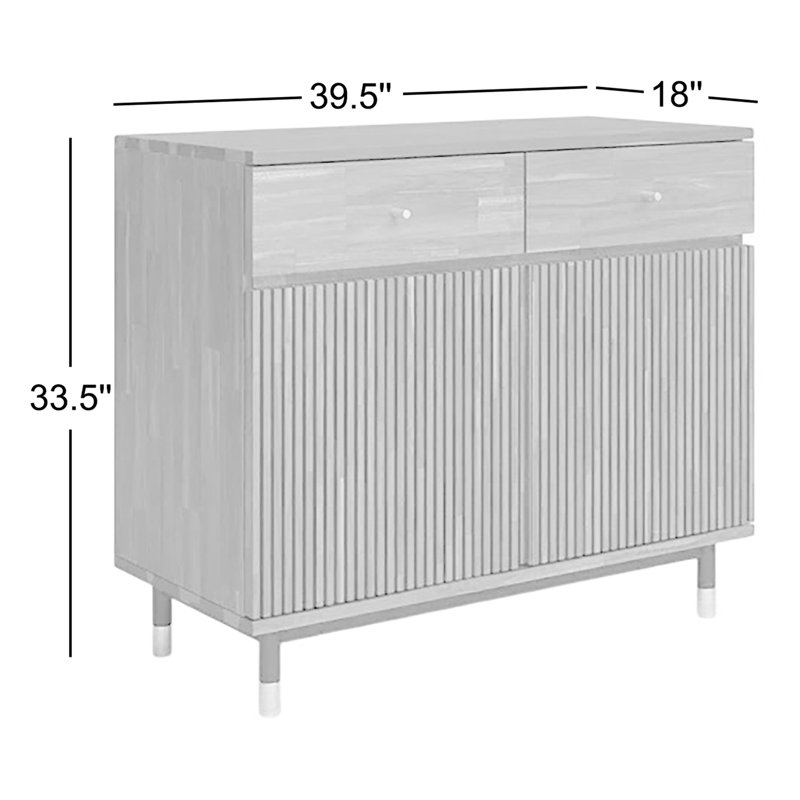Armoire de rangement Dakota avec tablettes réglables