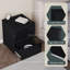 2 Drawer High Gloss Bedside Chest (FSC 100%) Bedroom Home Bedside Furniture-1633544126