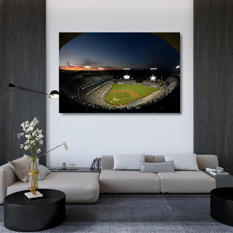 Dodger Stadium, 32" H x 48" W