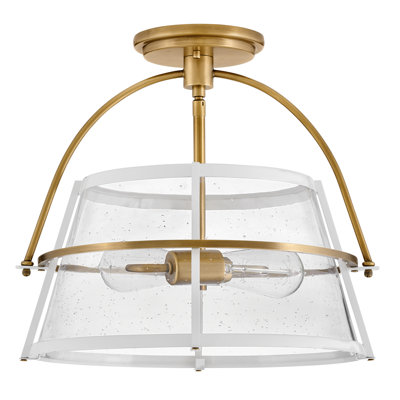 Tournon Glass Semi Flush Mount