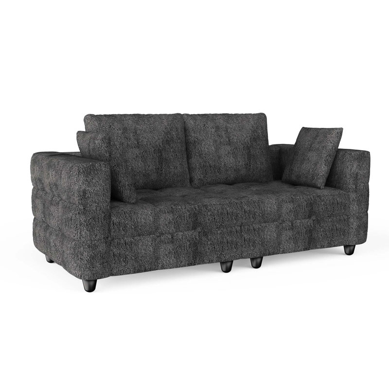Loveseat Sofa, Couches, Comfy Sofas 10Min No Tool Fast Assembly