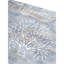 Console 40 po x 14 po x 31 po en fer forgé rustique, finition argent patinée, table d'appoint