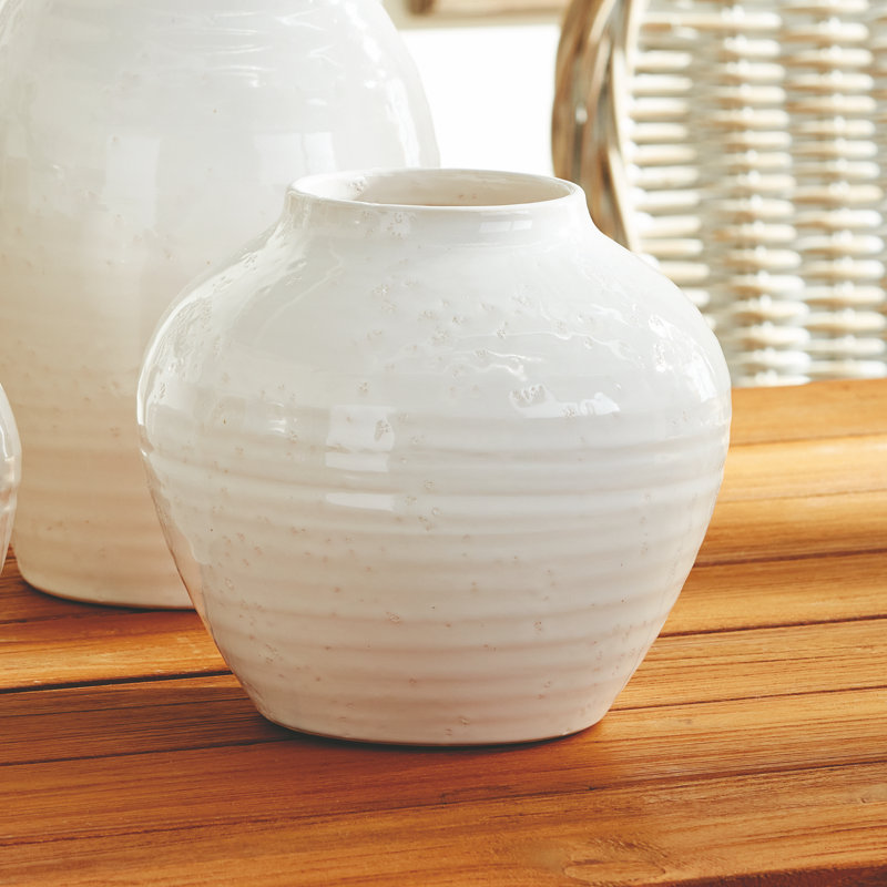 Ansumana Narrow Vase Small, 9" H x 10" W x 10" D