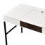 Magnifique bureau d'écriture avec tiroir pratique, noir, polyvalent et resplendissant