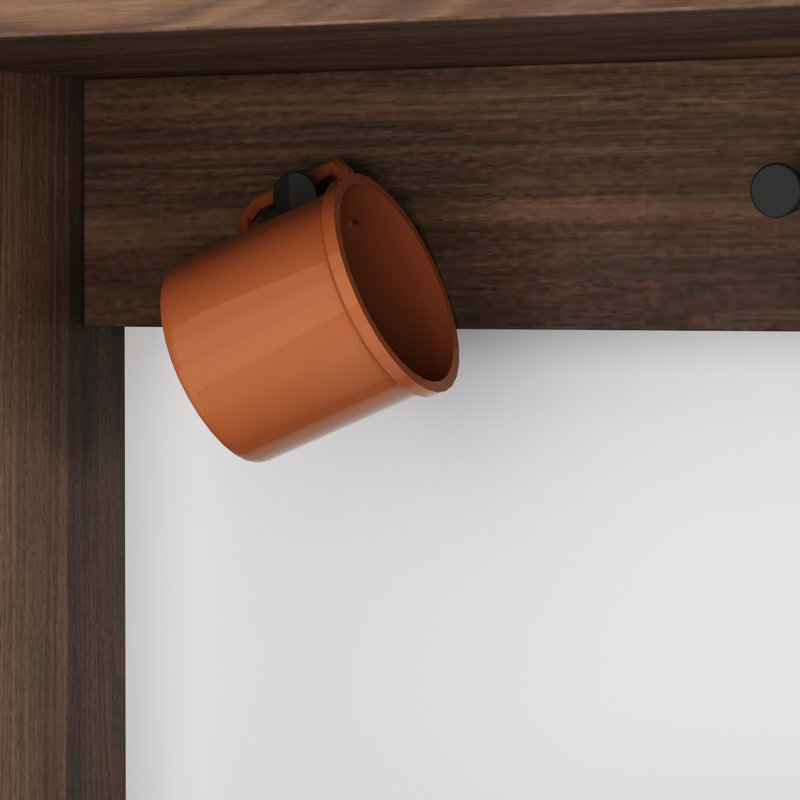 74.8'' Kitchen Pantry, Brown/Black
