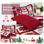 Christmas Cardinal and Poinsettia 3-Piece Coverlet Set-137257647
