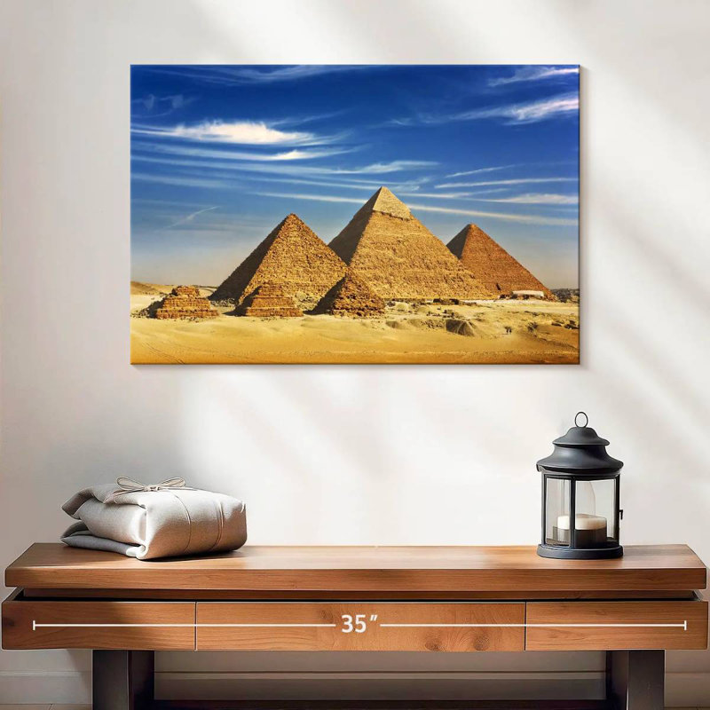 Pyramides égyptiennes de Gizeh Adella, H 16 po x l 24 po