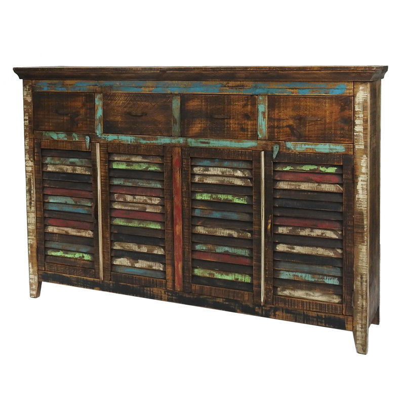 Dimia 72'' Solid Wood Sideboard