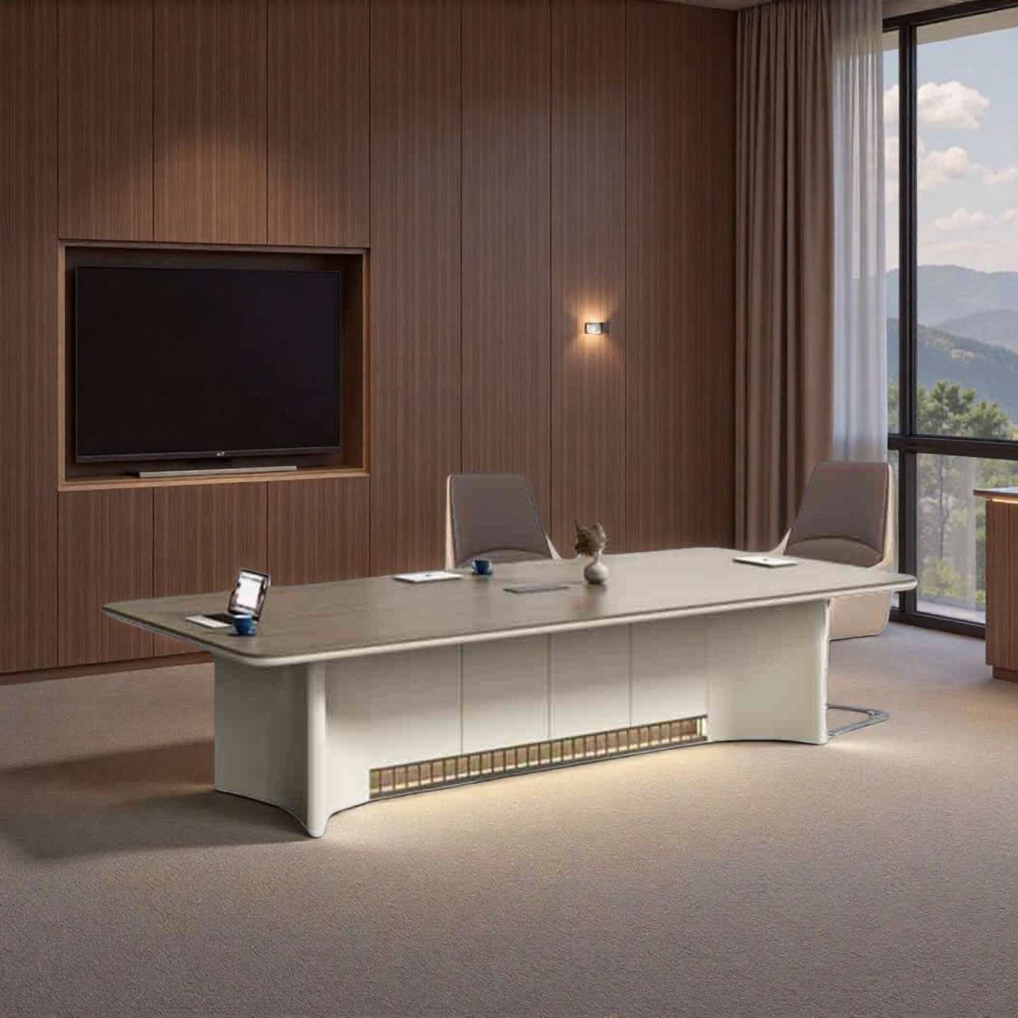 Inbox Zero Premium Modern Lacquer Conference Table Sets - Wayfair Canada