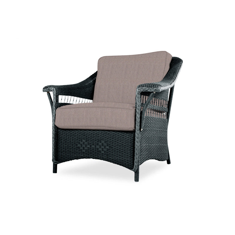 Nantucket Outdoor Lounge Chair, Fife Fog, White
