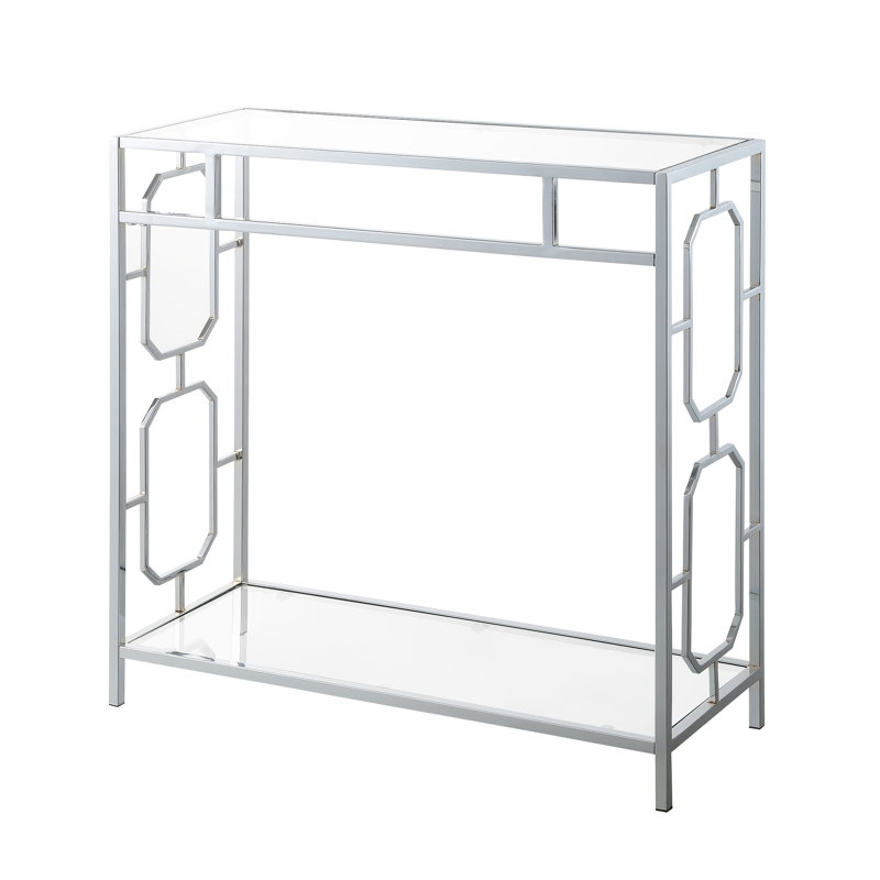 Brayley Omegal 31.5'' Console Table with Metal Frame