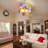 Bubble Ball Swirled Glass Chandelier-1001022877-1001022875