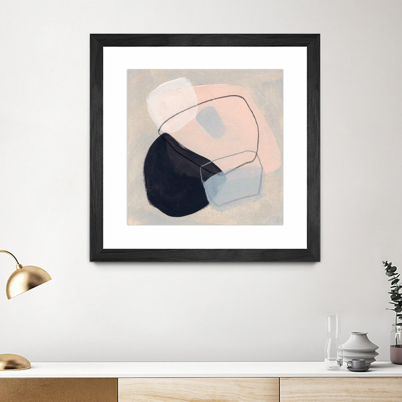 «Keystone Iii» mat et encadré 36 po x 36 po, H 36 po x l 36 po x P 1 po
