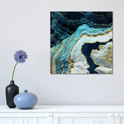 Aerial Ocean Abstract - Print on Canvas