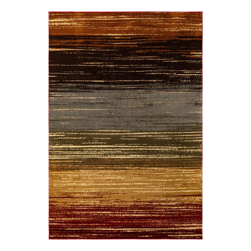Ivetta Performance Abstract Indoor Rug, Rectangle 6' x 9'