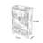 Entryway Accent Cabinet Shoe Storage and Sideboard
