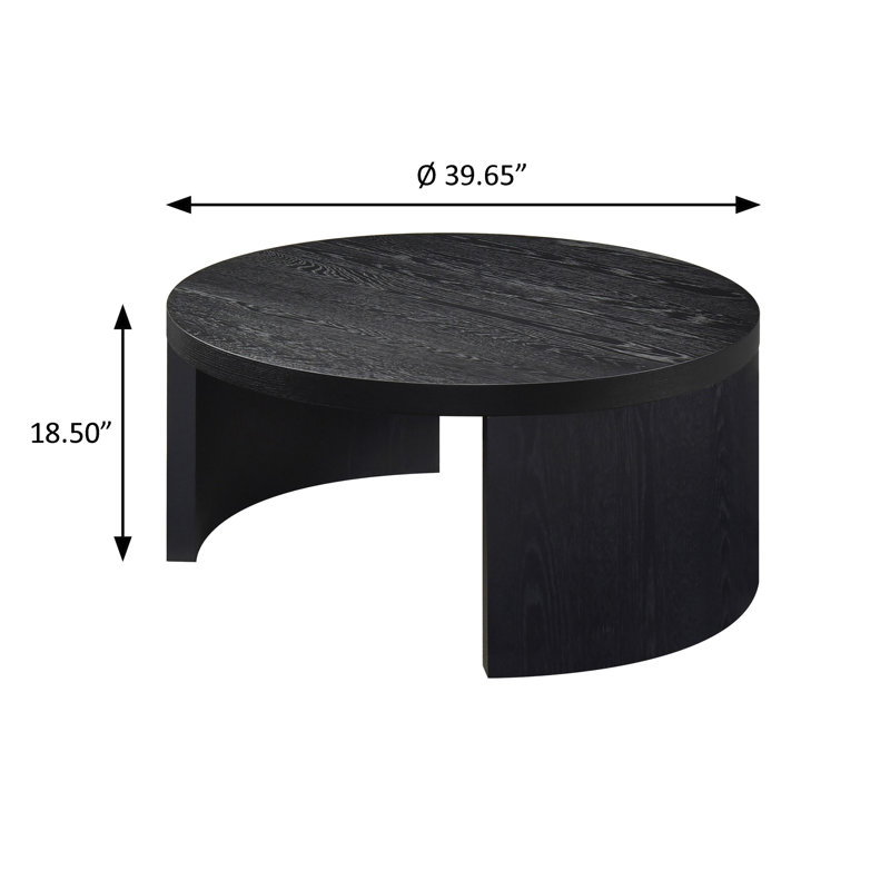 Table basse 39,65 po, Black