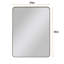 Miroir mural 24 po x 36 po, miroir rectangulaire noir, cadre en métal, miroir de coiffeuse, pour salle de bain, salon, chambre à coucher, décoration murale