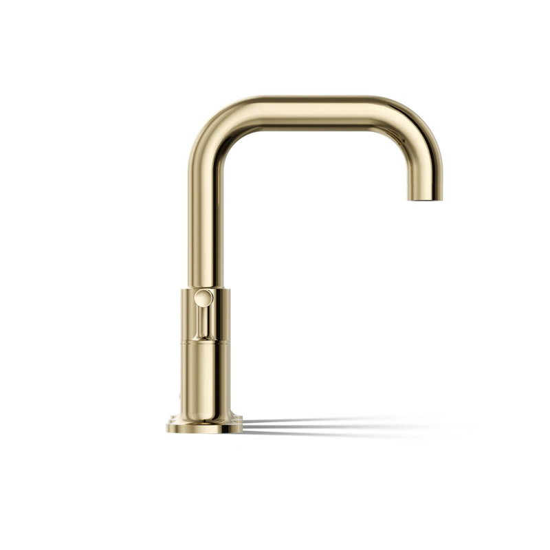 Purist® for Two Deck-Mount Bath Faucet Trim for High-Flow Valve with Lever Handles, Valve Not Included, Vibrant French Gold