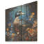 Blue Duck Midnight Ponder II - Duck Animal On Wood Print-809797737