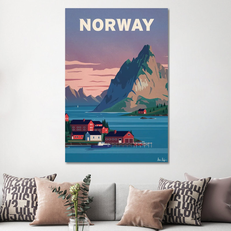 Norway by IdeaStorm Studios - Wrapped Canvas Print, 152.5 cm H x 101.5 cm W