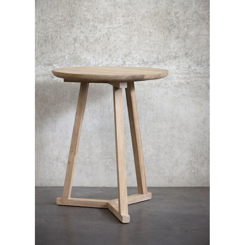 Solid Wood End Table, Oak