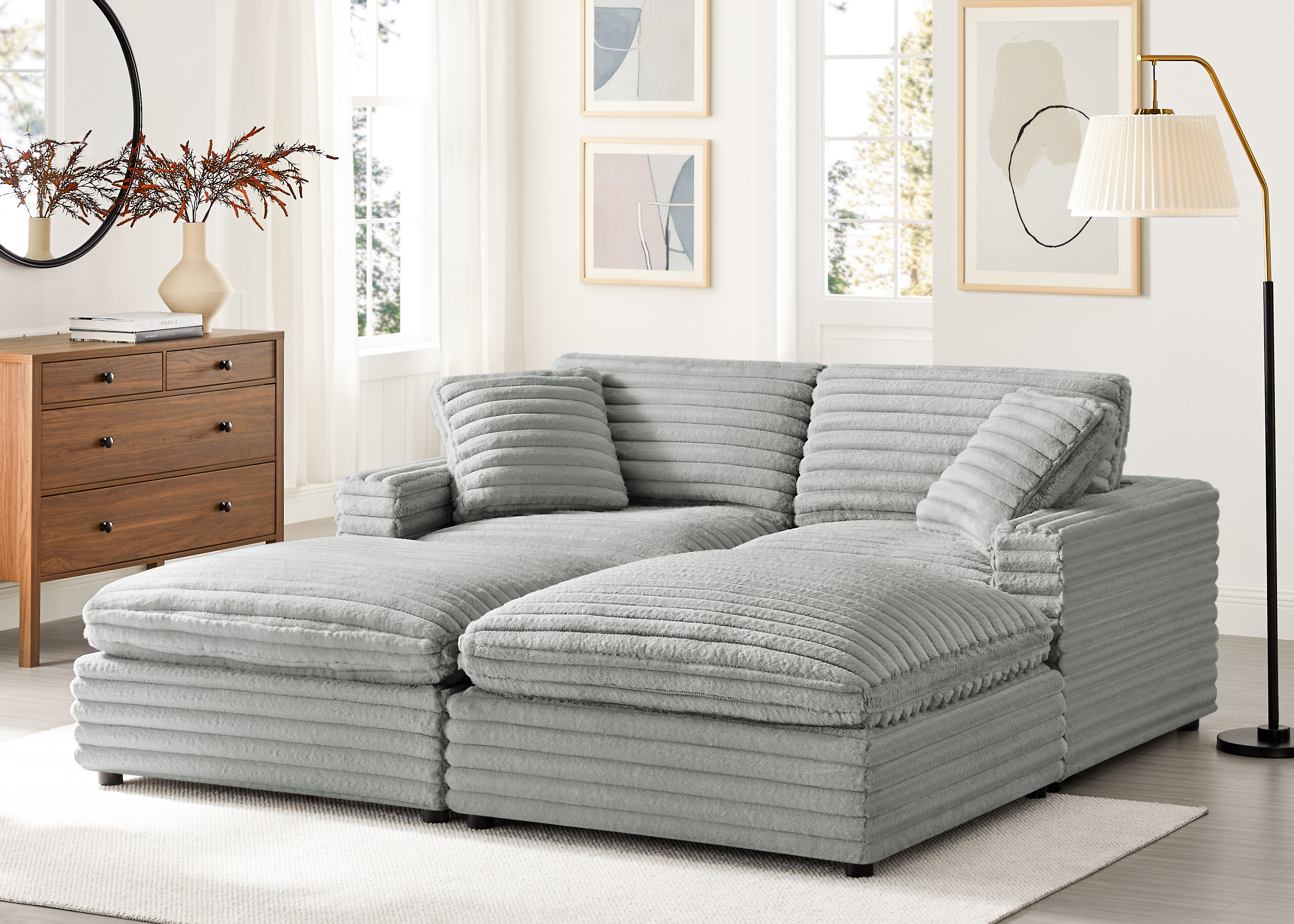 Mercer41 Hertel 4-Piece Chofa Sectional | Wayfair