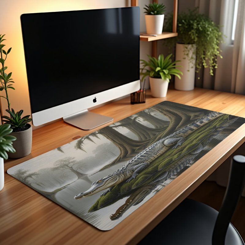 Polyester Desk Pad, 14.4x12.1
