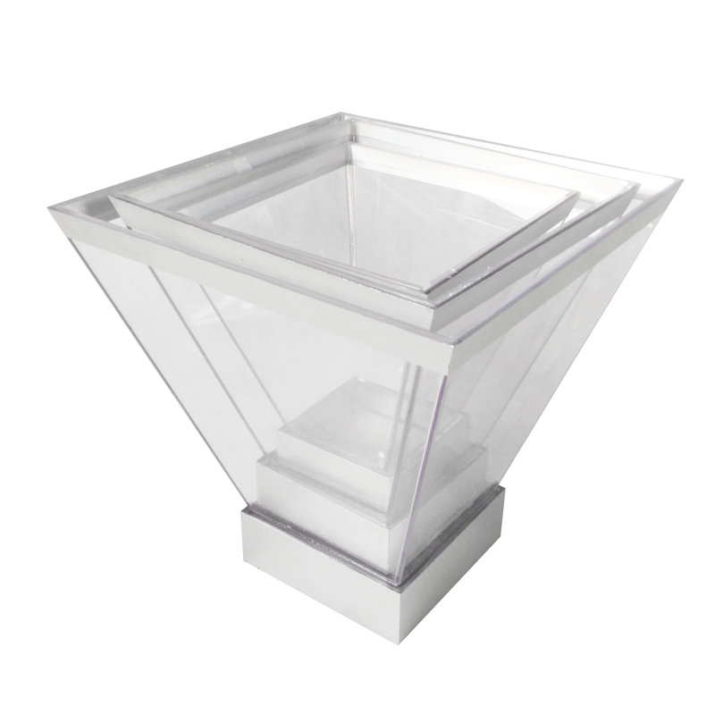 FixtureDisplays Bulk Bin, ensemble de 3 présentoirs de vente au détail