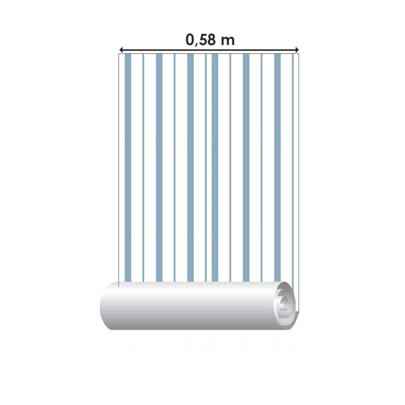 Rouleau de papier peint adhésif Demeter, L 126 po x l 24 po
