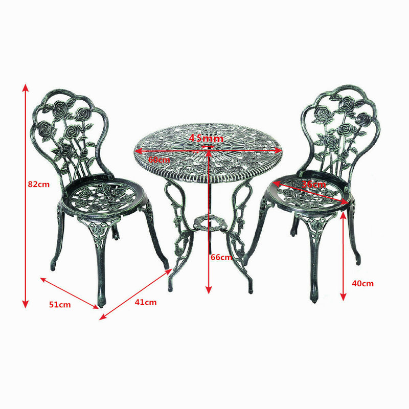 2 - Person Patio Dining Set with