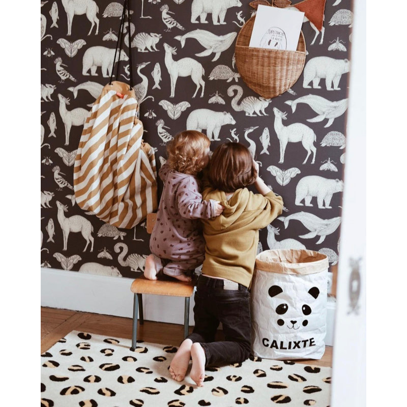 Rug Leopard, Rectangle 2'7.5" x 3'11.24"