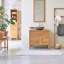 84cm Single Bathroom Vanity Base Only in Brown