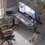 Amici L-Shaped Steel Computer Desk-751533720
