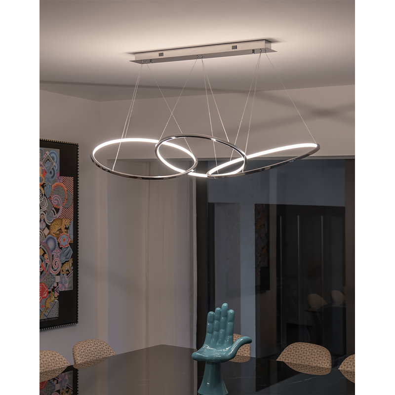 Hoop L3 - Pendant - Chrome, Chrome